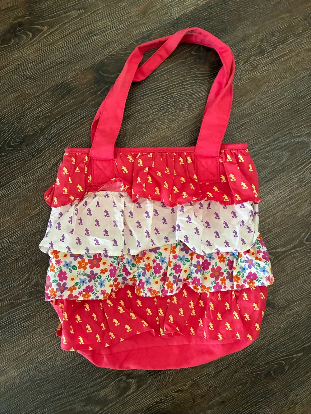 Disney Pink Ruffle Tote Bag
